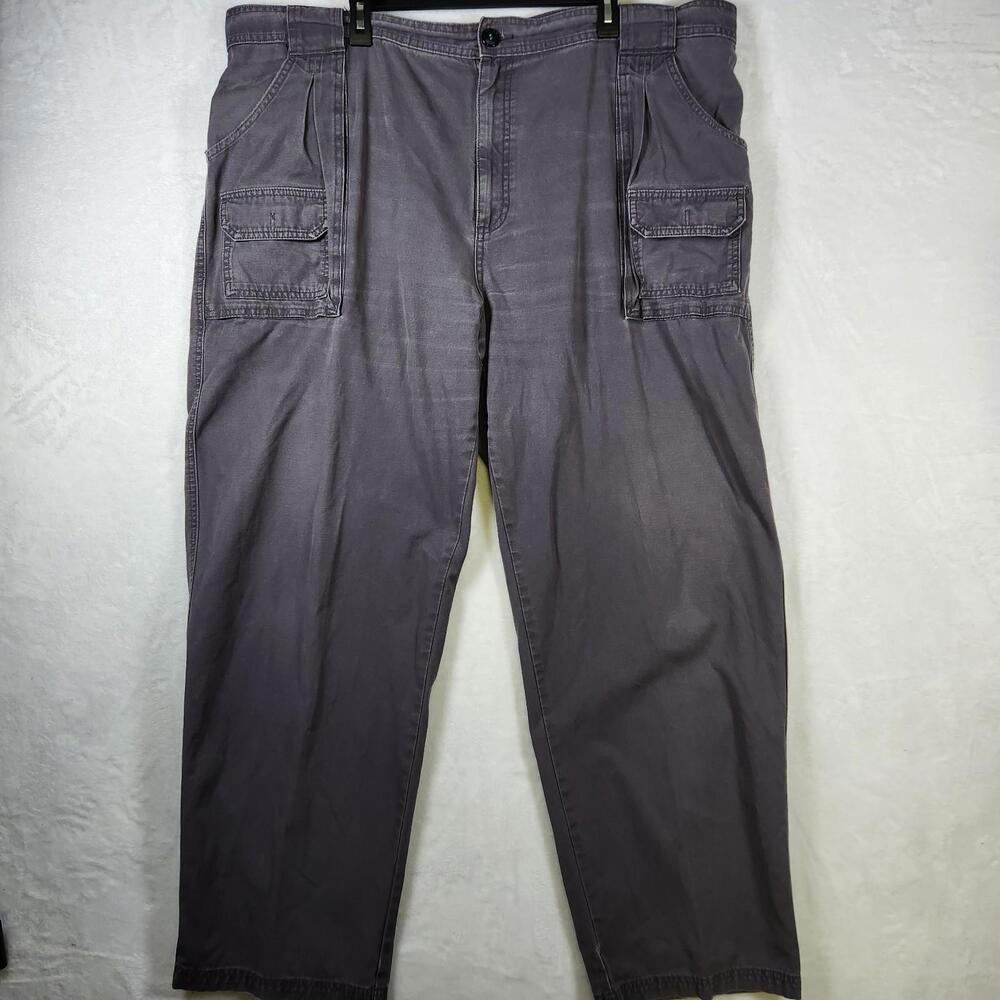 Cabela’s 7-Pocket Cargo Pants W44 L32 Gray Outdoor Utility‎ Hiking Relaxed Fit